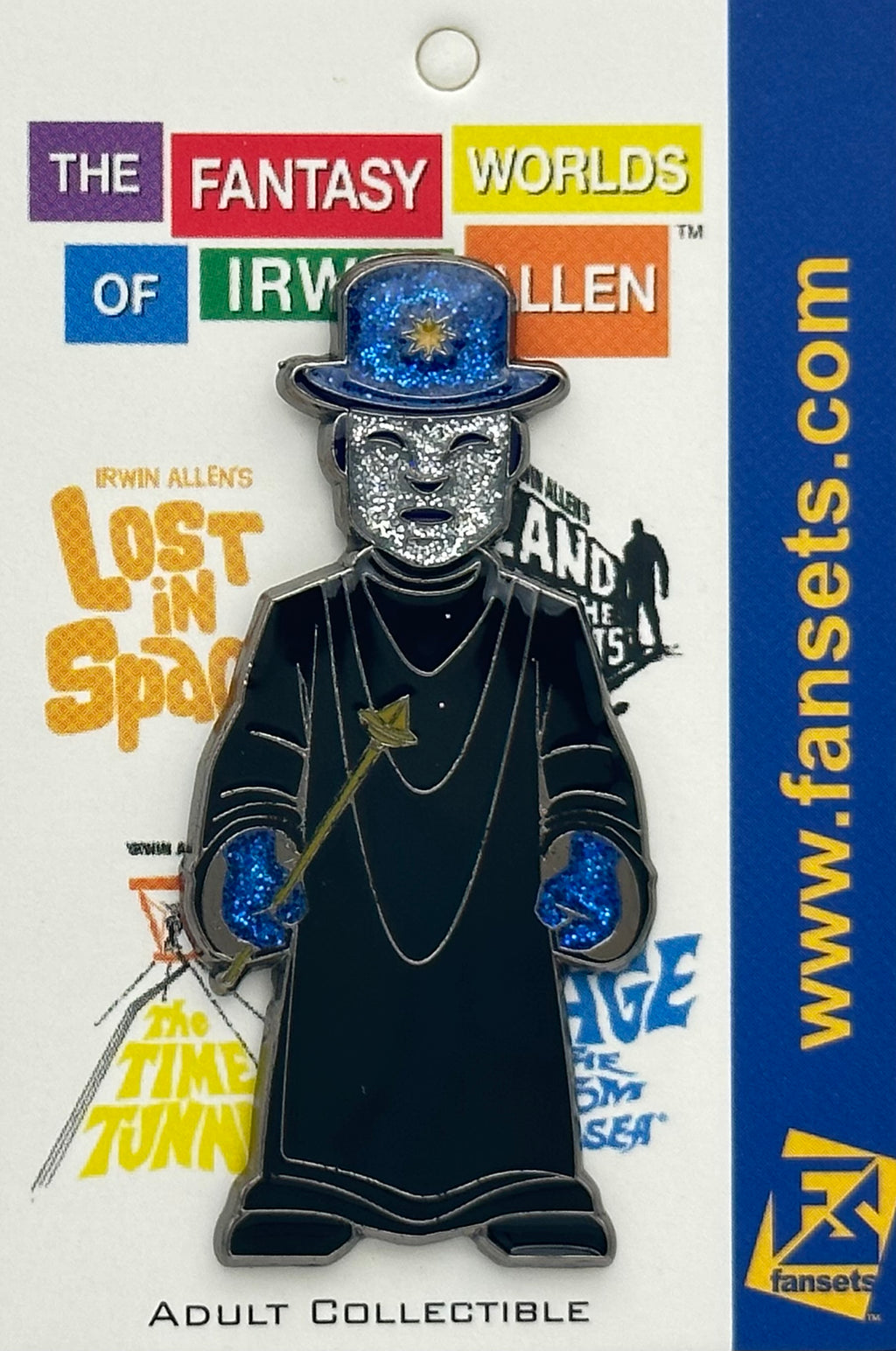 その他 LOST IN SPACE 3set Irwin Allen SATICONS Lost in Space Licensed Fansets Pin
