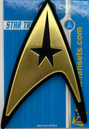 Star Trek The ORIGINAL Series Delta GOLD Metal MAGNET