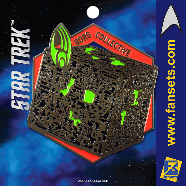 Star Trek Borg Cube Licensed FanSets Pin