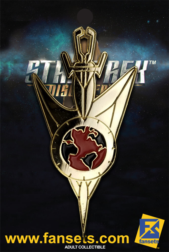 Star Trek Discovery Badge Adult Gold Star Trek Discovery Badge Adult Gold