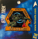 Star Trek Klingon VOR'CHA Attack Cruiser Licensed FanSets MicroCrew Collector’s Pin