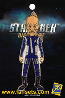 Star Trek Discovery SARU SILVER Licensed FanSets MicroCrew Collector’s Pin`