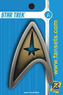 Star Trek: KELVIN COMMAND GOLD Delta PIN by FanSets