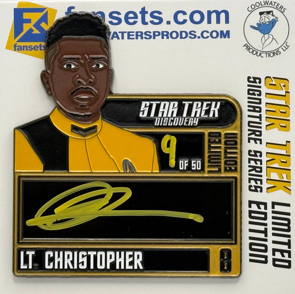 STAR TREK Limited Edition Signature #8 Series 1 Orville Cummings as Lt. Christopher