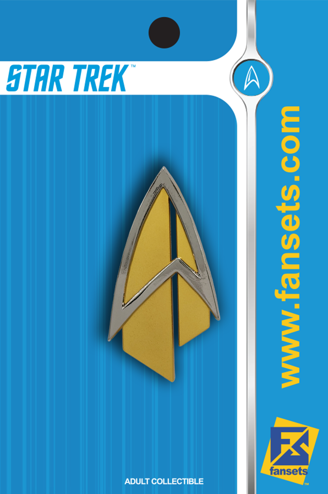 Star Trek Picard GOLD MINI PIN by FanSets