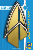 Star Trek Picard GOLD GROOVED Magnetic Delta