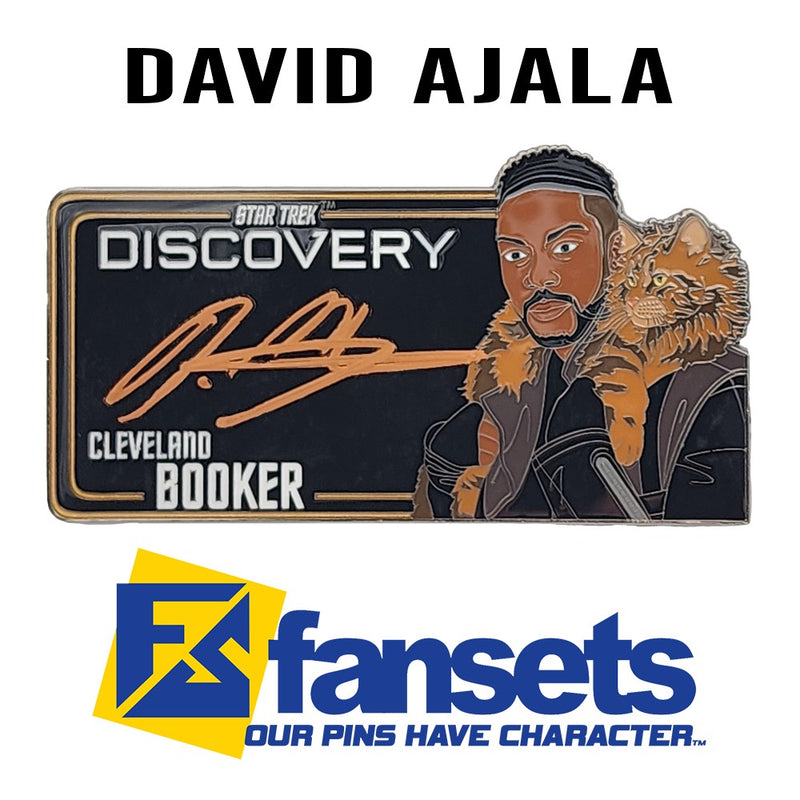 Star Trek Autograph Pin: David Ajala Cleveland "Book" Booker V