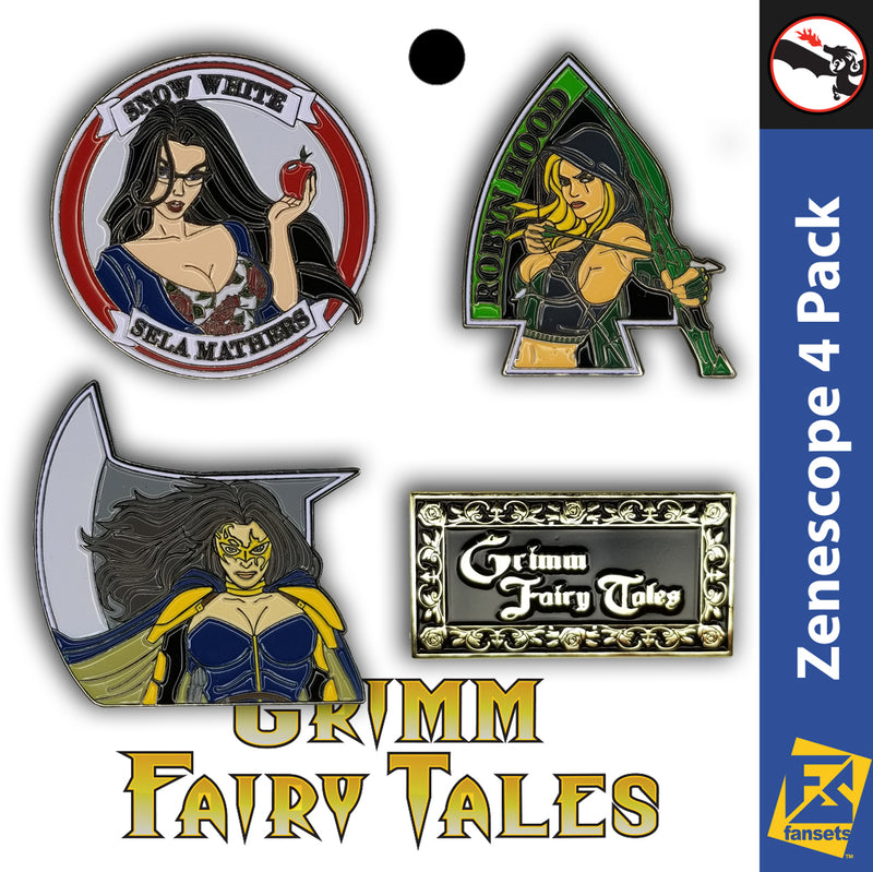 Zenescope Grimm Fairy Tales Heroes 4 Pack