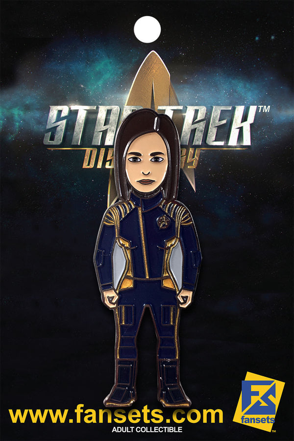 Star Trek Discovery Vice Admiral Katrina "Kat" CORNWELL Licensed FanSets MicroCrew Collector’s Pin