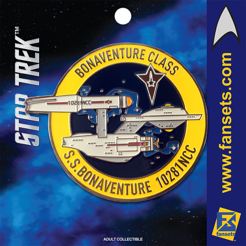 Star Trek MicroFleet S.S. BONAVENTURE 10281NCC Licensed FanSets Collector’s Pin