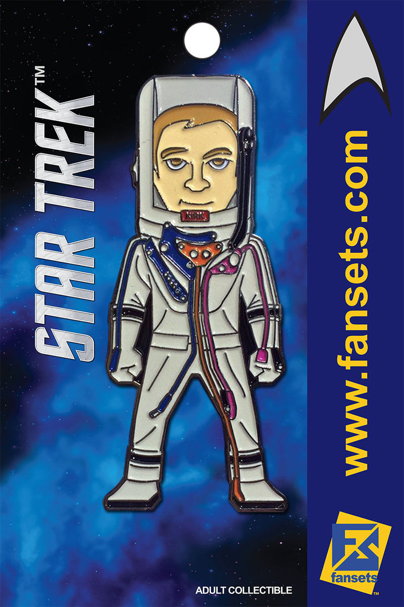 Star Trek CAPT KIRK in Space Suit (WEB EXCLUSIVE) Licensed FanSets MicroCrew Collector’s Pin