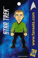 Star Trek CAPT KIRK GREEN Licensed FanSets MicroCrew Collector’s Pin