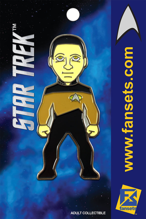 Star Trek Commander DATA Licensed FanSets Pin