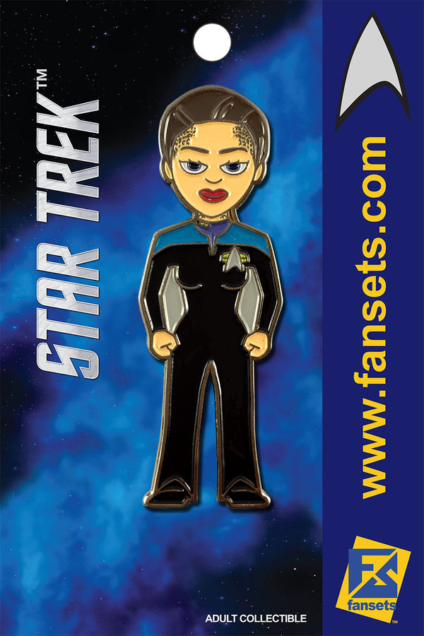 Star Trek JADZIA Dax Licensed FanSets MicroCrew Collector’s Pin