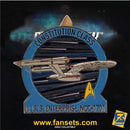 Star Trek MicroFleet USS ENTERPRISE 1701 DISCOVERY SERIES Licensed FanSets Collector’s Pin