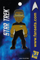Star Trek GEORDI La Forge Licensed FanSets MicroCrew Collector’s Pin