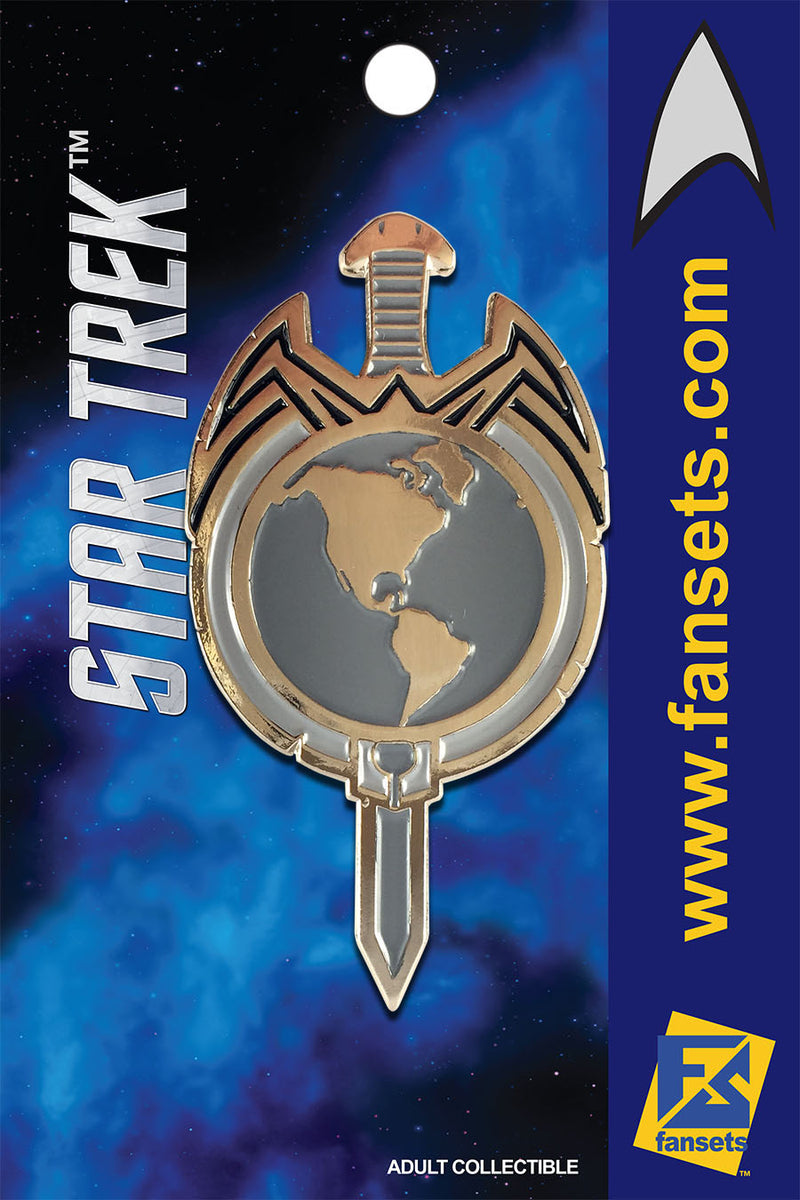 Star Trek Mirror TERRAN EMPIRE Logo Licensed FanSets MicroCrew Collector’s Pin