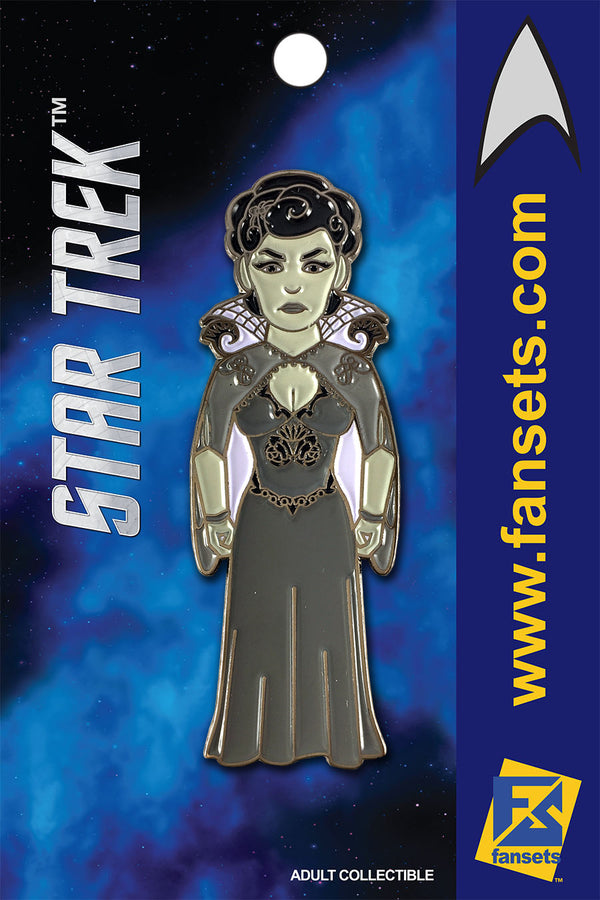 Star TreK QUEEN ARACHNIA Licensed FanSets MicroCrew Collector’s Pin
