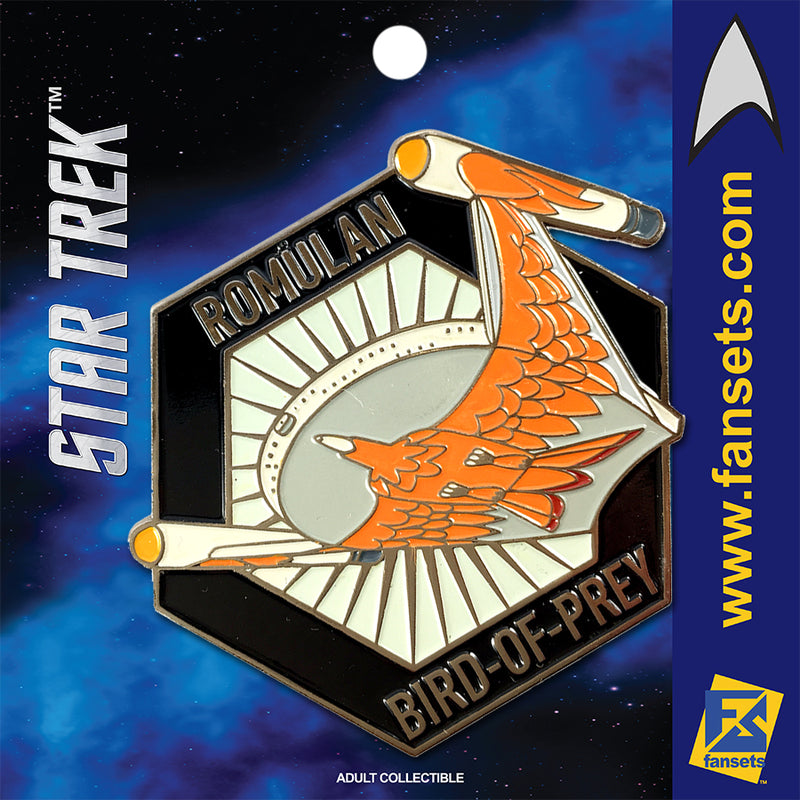 Star Trek MicroFleet Romulan BIRD Of Prey Licensed FanSets Collector’s Pin