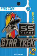Star Trek 2021 Star Trek TOS 55th ANNIVERSARY PIN Licensed FanSets Pin