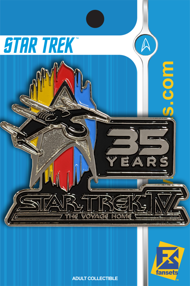 Star Trek 2021 Star Trek IV The Voyage Home 35th ANNIVERSARY PIN Licensed FanSets Pin
