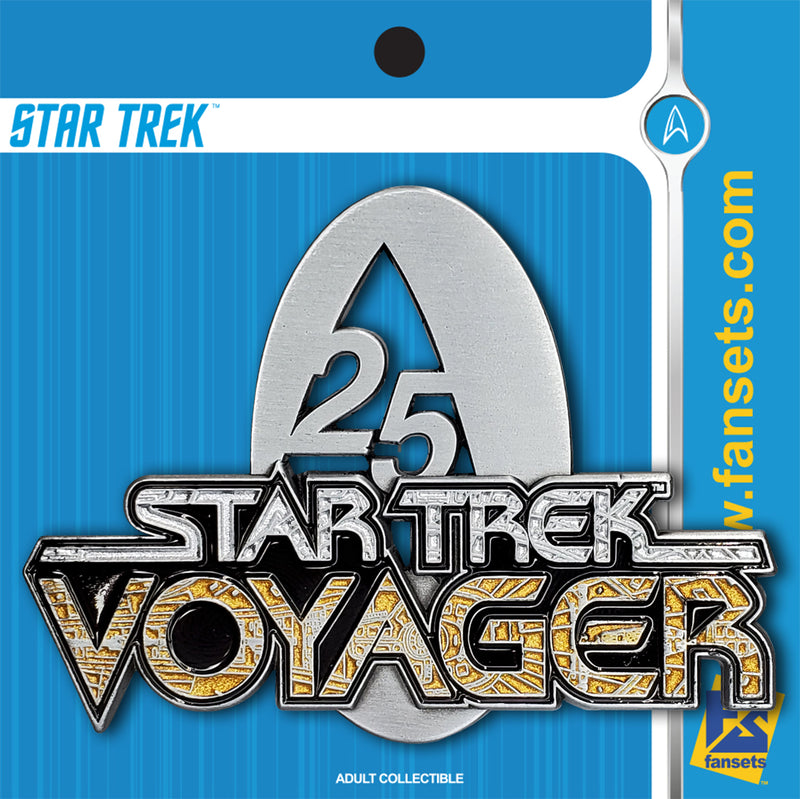 Star Trek Voyager 25th ANNIVERSARY Licensed FanSets Pin