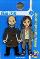 Star Trek: Picard LARIS & ZHABAN Couple Pin Licensed Fansets Pin