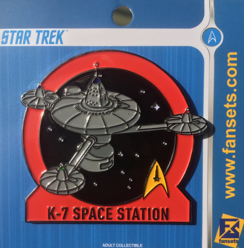 Star Trek MicroFleet SPACE STATION K-7 Licensed FanSets Collector’s Pin